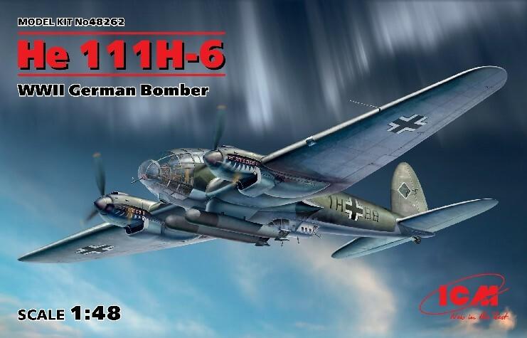 1/48 ICM He 111H-6, WWII German Bomber - Squadron.com
