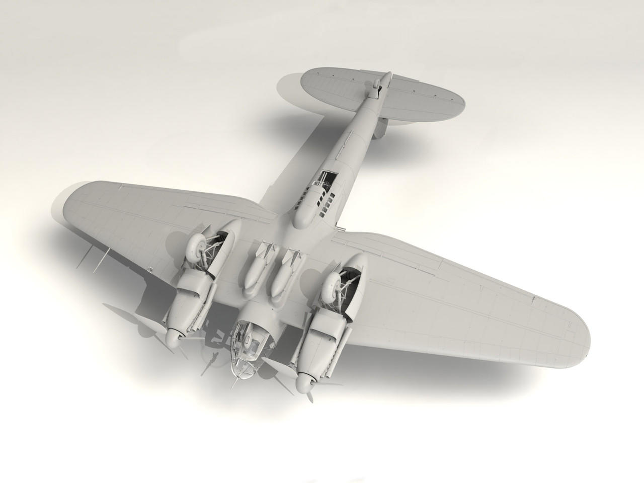 1/48 ICM He 111H-20, WWII German Bomber - Squadron.com