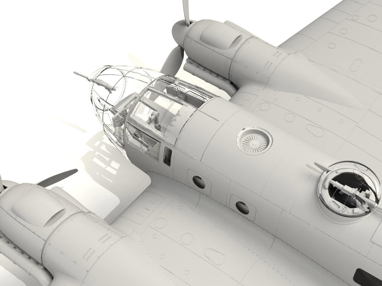 1/48 ICM He 111H-20, WWII German Bomber - Squadron.com