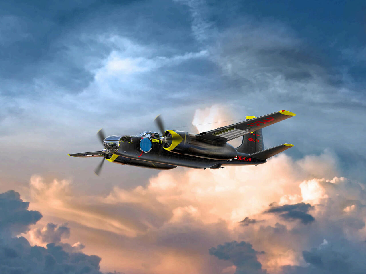 1/48 ICM B-26C-50 Invader Korean War American Bomber - Squadron.com