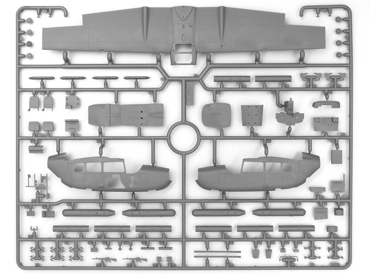 1/48 ICM O-2A (late production), USAF Observation Aircraft