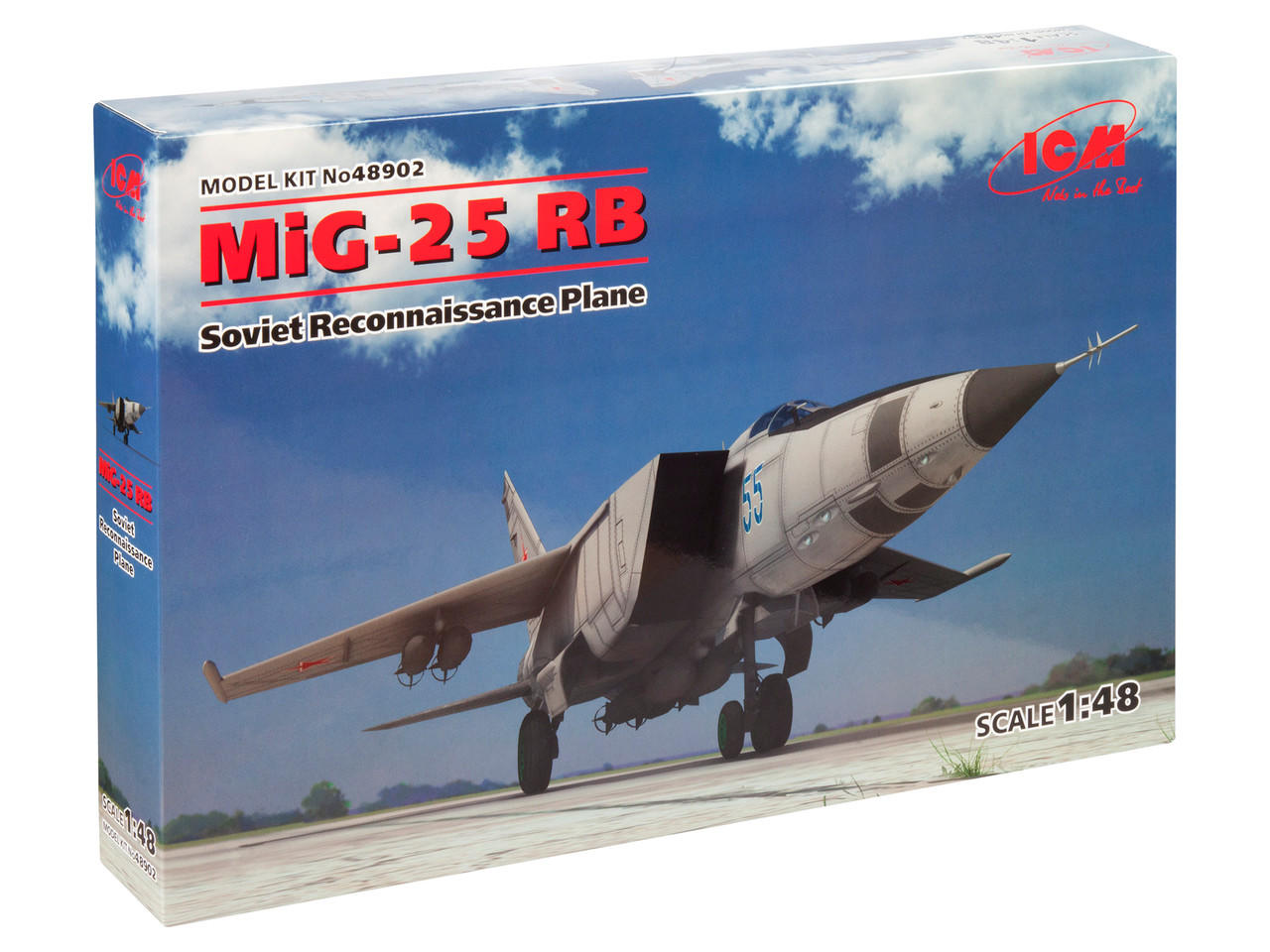1/48 ICM MiG-25 RB, Soviet Reconnaissance Plane - Squadron.com