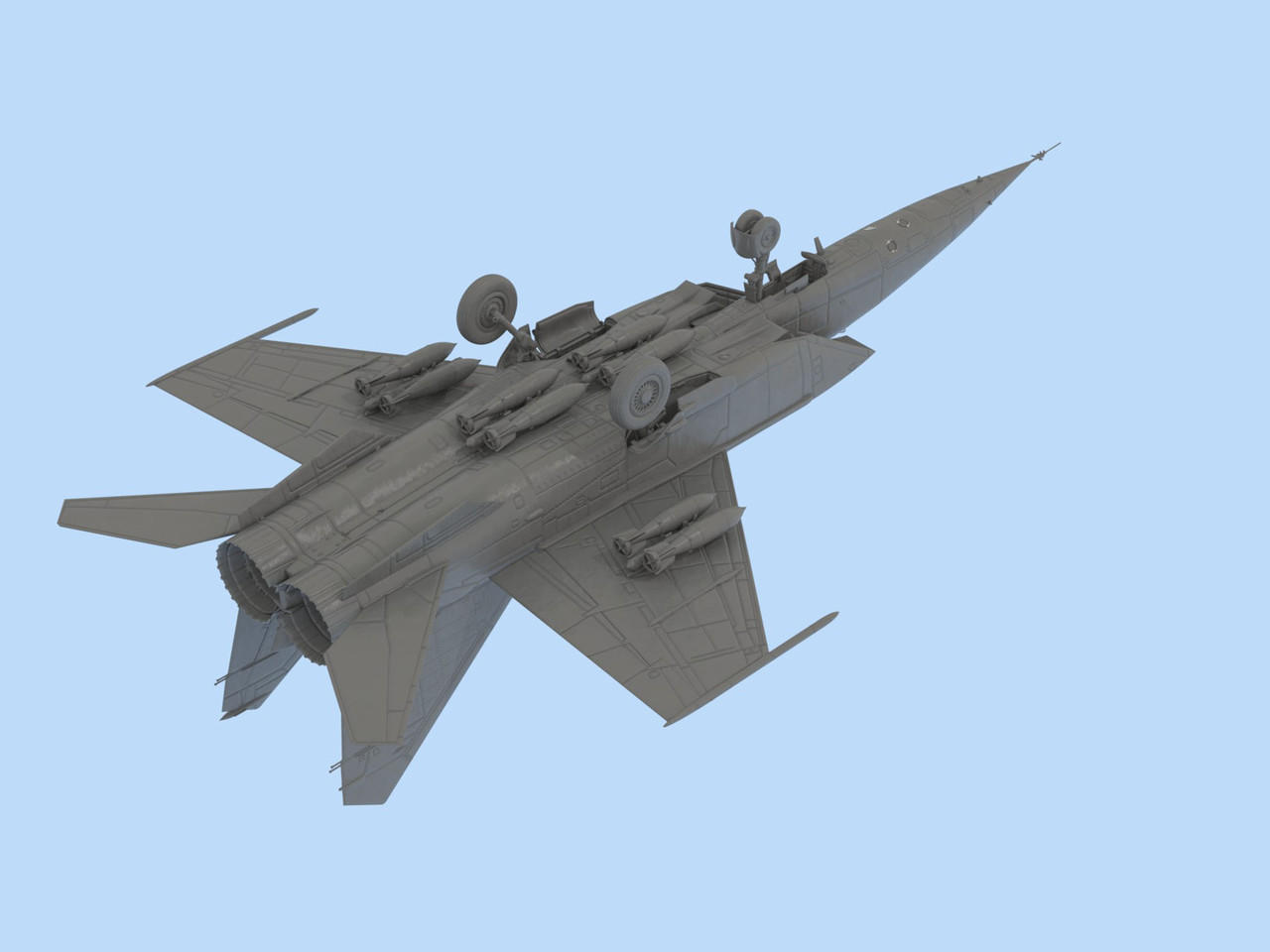 ICM 1/48 ミグ MiG-25 RB 1/48 ICM MiG-25 RBF, Soviet Reconnaissance Plane - Squadron.com