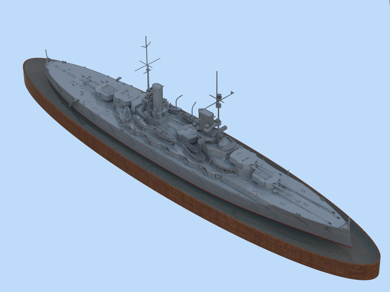 1/350 ICM Grober Kurfurst, WWI German Battleship - Squadron.com