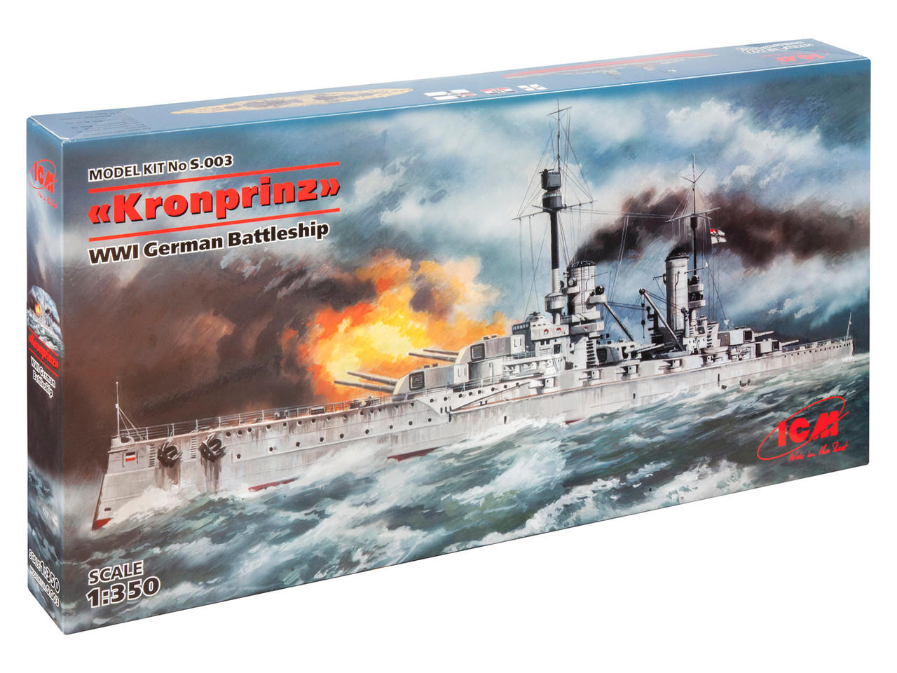 1/350 ICM Kronprinz, WWI German Battleship - Squadron.com