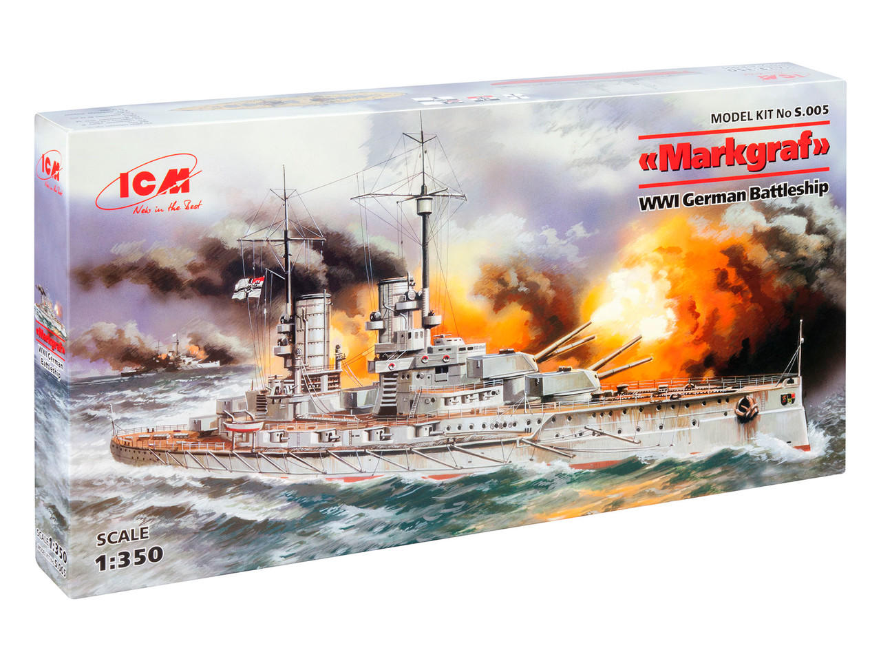 Icm maquette bateau S.001 König WWI 1/350