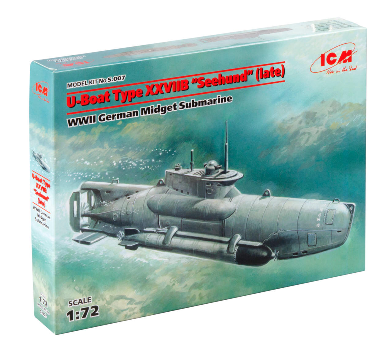 1/72 ICM U-Boat Type XXVIIB Seehund (late), WWII German