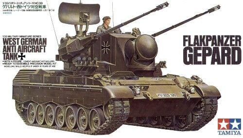 ラ*ラ様 TAMIYA FLAKPANZER GEPARD 1/35 1/35 Tamiya Gepard FlakpanZer Plastic Model Kit - Squadron.com