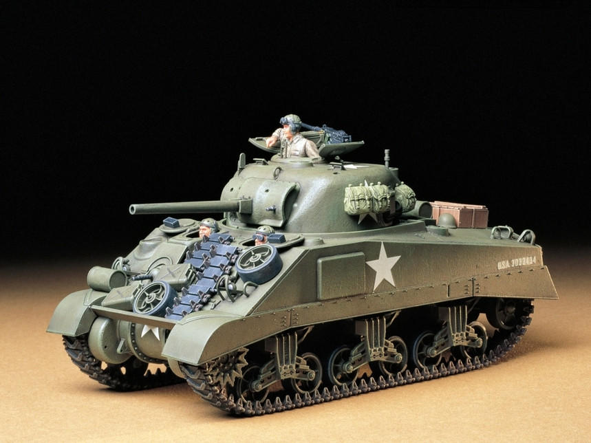 1/35 Tamiya M-4 Sherman Early Version Plastic Model Kit - Squadron.com