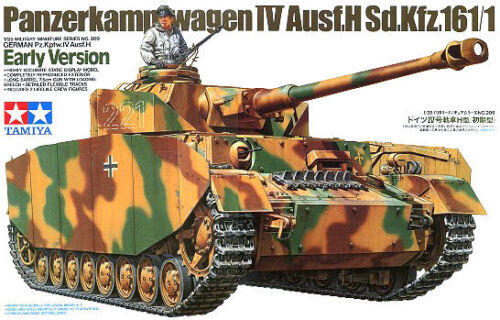 1/35 Tamiya Pz.Kpfw. Iv Ausf.H Early Plastic Model Kit - Squadron.com