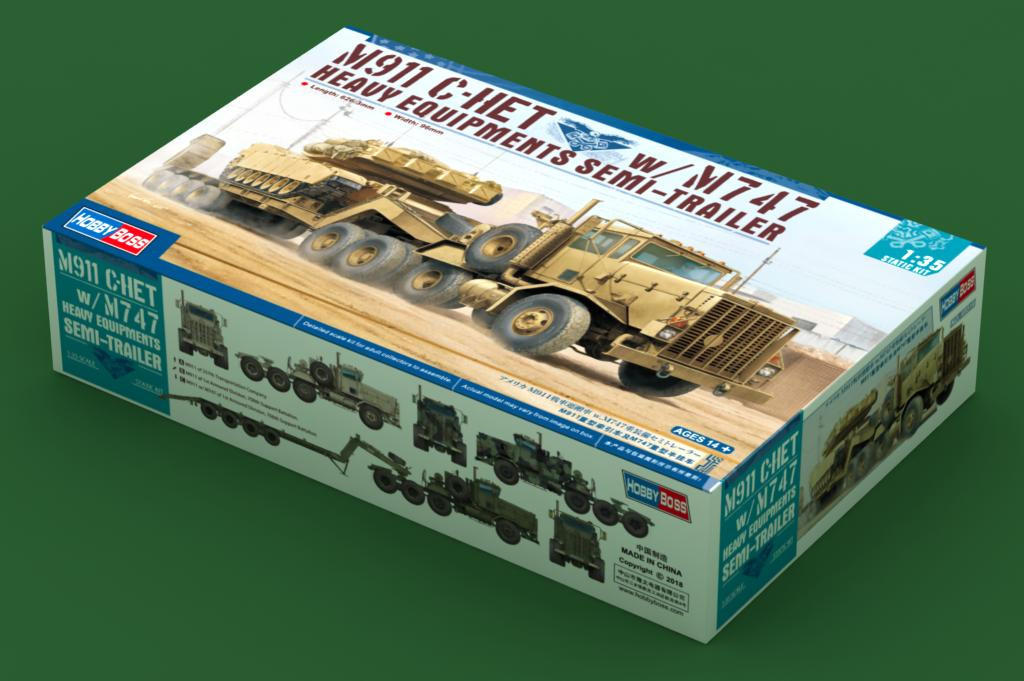 1/35 US.M911 C-HET 完成品 U.S. M911 C-HET (8x6) and M747 Heavy Equipment Semi-Trailer | HLJ.com