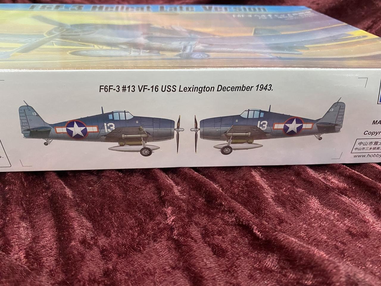 1/48 Hobby Boss F6F-3 Hellcat Late Version - Squadron.com
