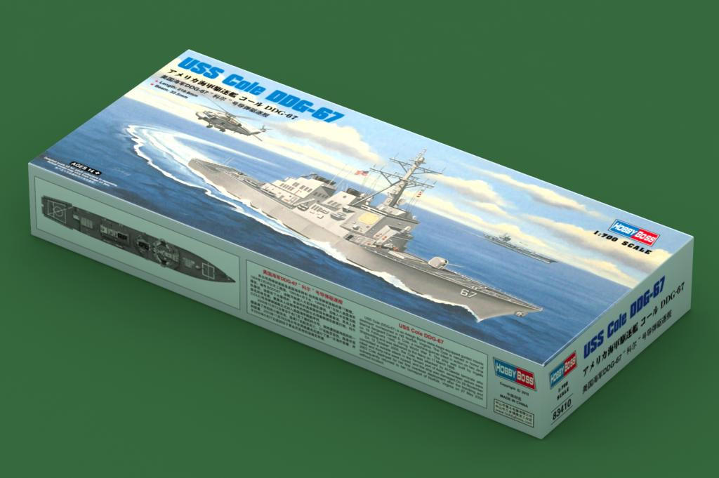 1/700 Hobby Boss USS Cole DDG-67 Plastic Model Kit - Squadron.com