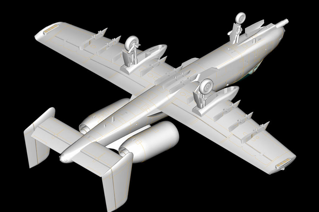 No352 1/72 USAF A-10 Thunderbolt ⅡSeries 1:72 Scale USAF Fairchild Republic A-10 Thunderbolt II