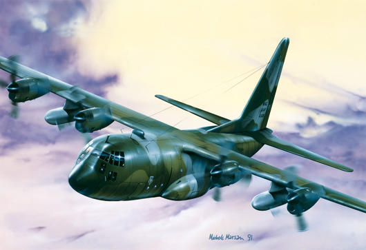 1/72 Italeri C130H Hercules Aircraft Plastic Model Kit - Squadron.com