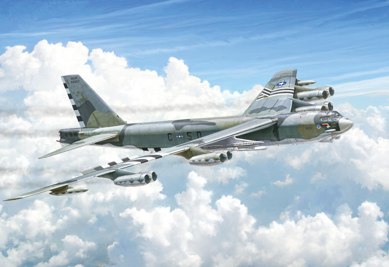 1/72 Italeri B-52H Stratofortress Bomber Plastic Model Kit