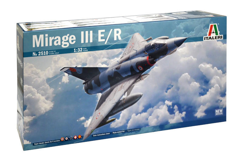 ITALERI 1/32 Mirage IIIC プラモデル　未開封品 1/32 Mirage III E/R Multi-Role Strike Aircraft - Squadron.com
