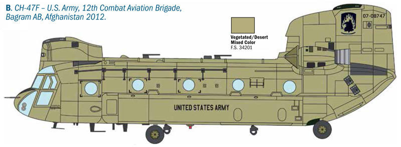 1/48 Chinook HC2/CH47F Helicopter - Squadron.com