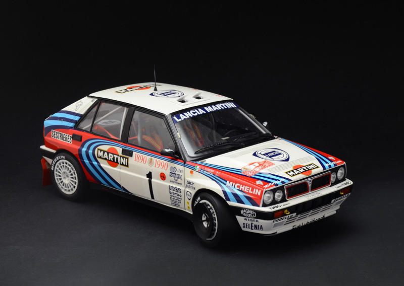 Lancia Delta HF Integrale 16v ミニカー HASEGAWA 1/24 Lancia Delta HF Integrale 16V Ski version