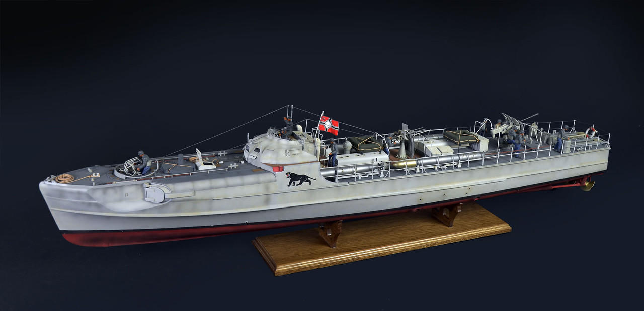 完成品 Schnellboot S-100 Klasse シュネルボート 1/35 WWII Schnellboot Type S100 Military Boat - Squadron.com