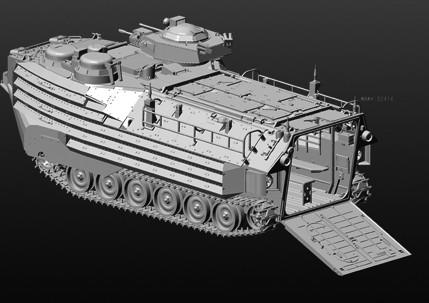 1/35 Hobby Boss AAVP-7A1 w/EAAK Enhanced Applique Armor Kit
