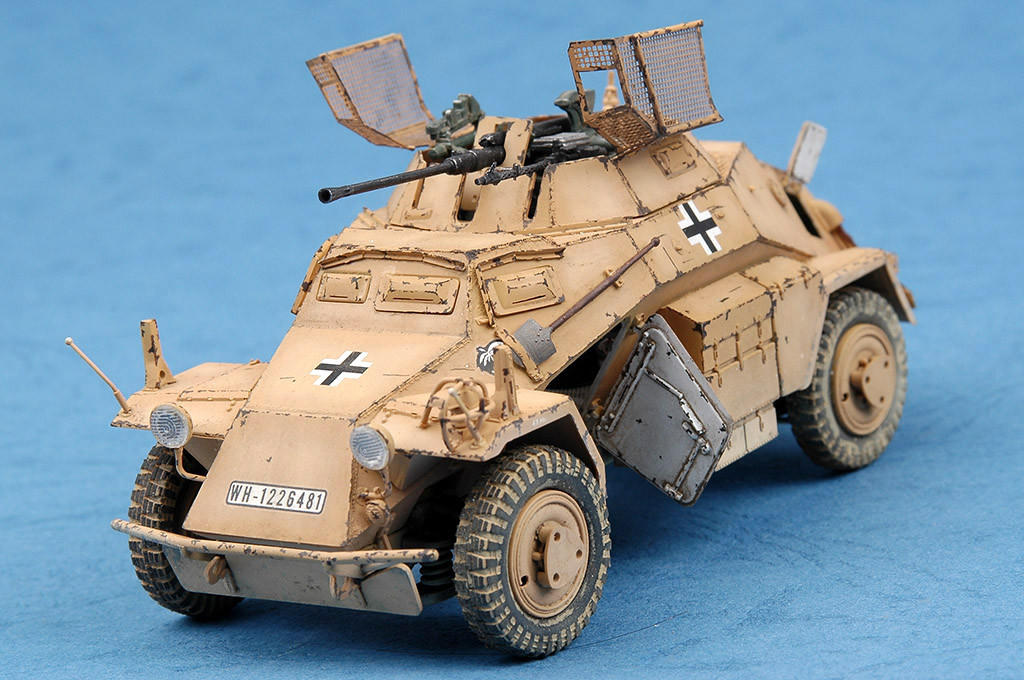 SUPER-WW28mmf2.8MC AUTO H M42おまけ付 1/35 Hobby Boss SdKfz 222 Leichter Panzerspahwagen 2cm