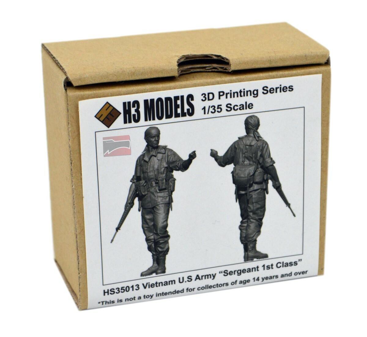 1/35 H3 Models Vietnam U.S Army Sergeant first class Resin Model Kit