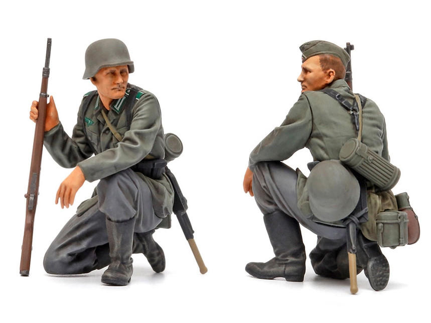 1/35 Tamiya German Mid-WWII Infantry Set (x5) - Squadron.com