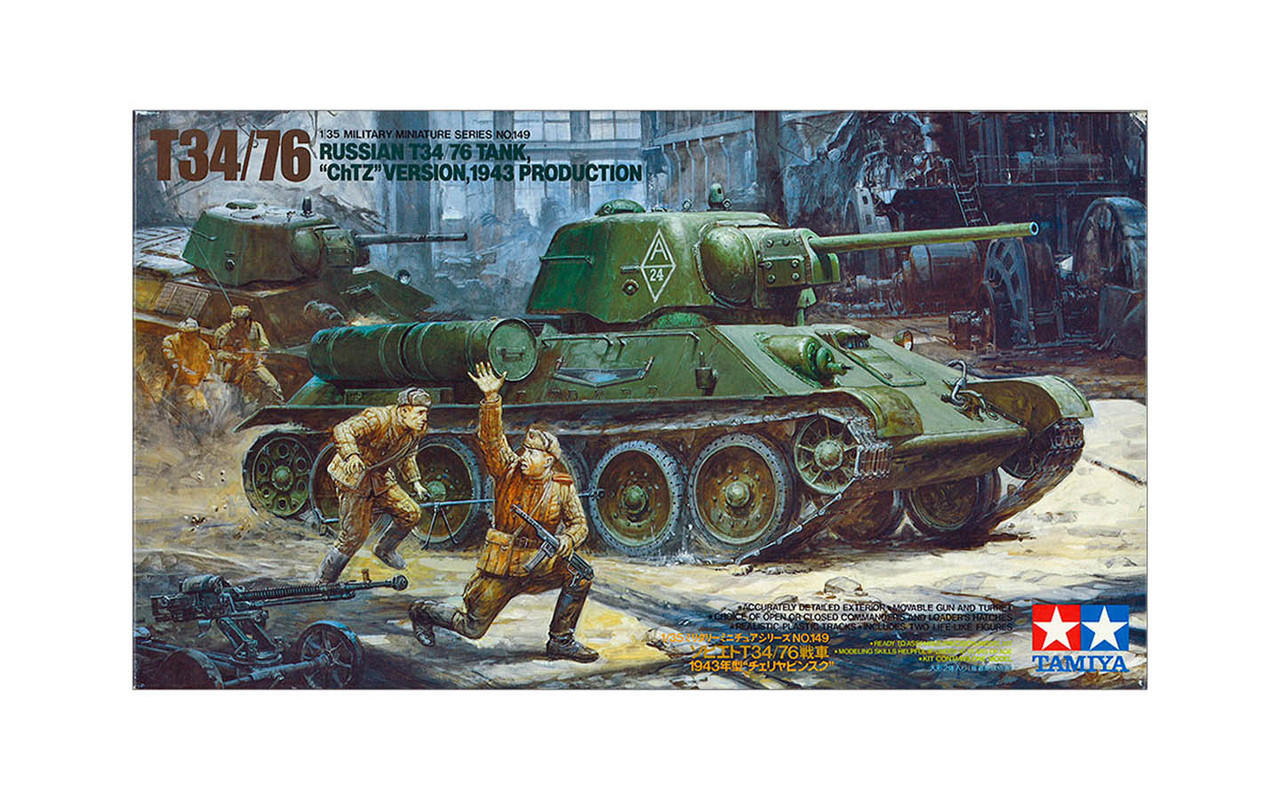 1/35 Russian T34/76 ChTZ Tank - Squadron.com