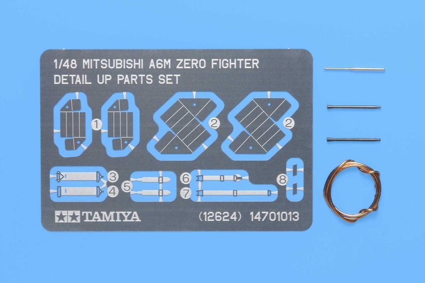 1/48 Mitsubishi A6M Zero Fighter Photo-Etched Detail Set