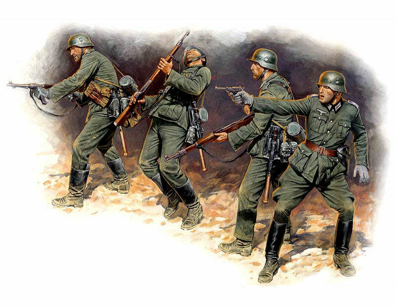 1/35 Master Box German Infantry in Action Eastern Front 1941-42