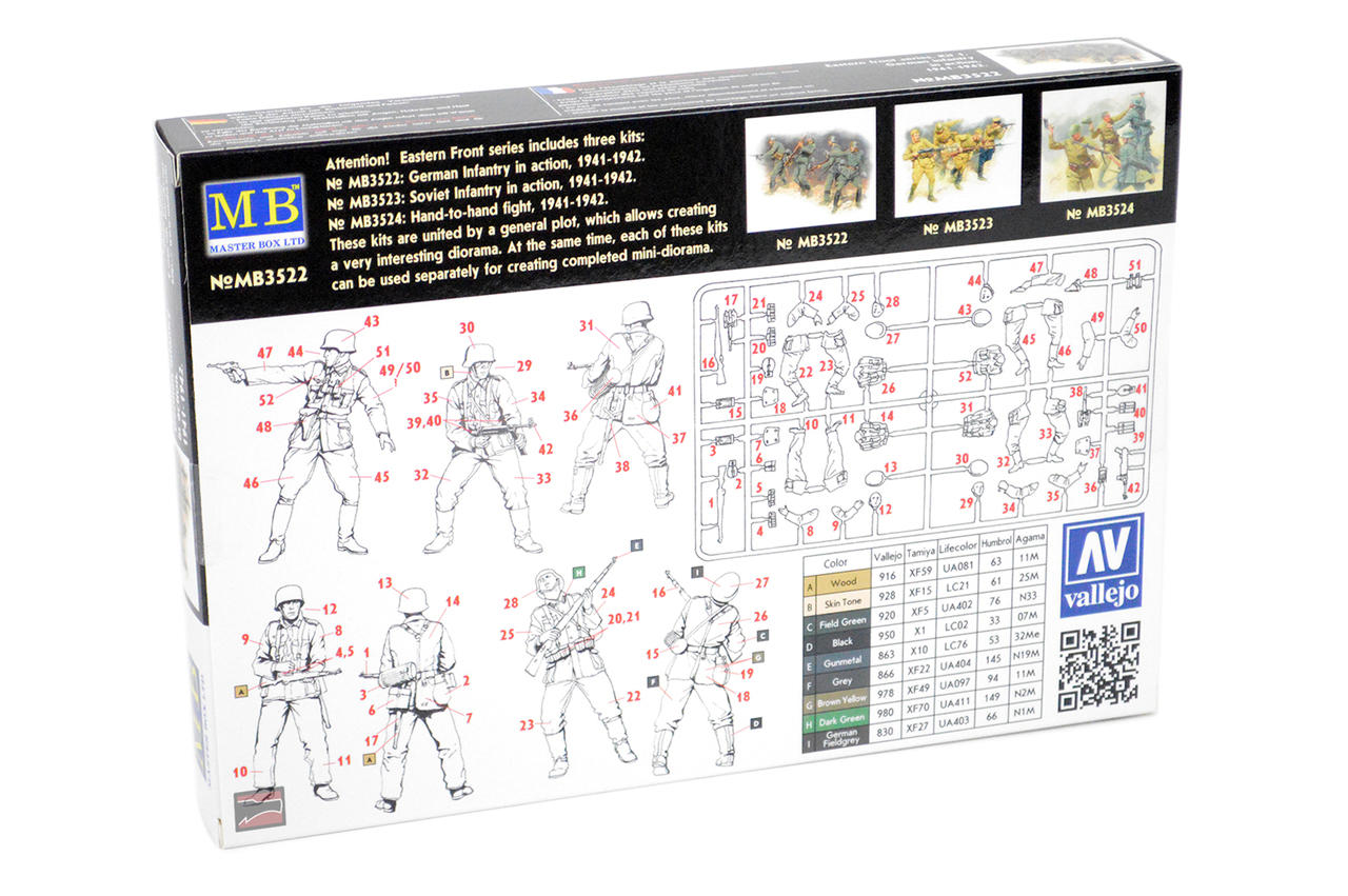 1/35 Master Box German Infantry in Action Eastern Front 1941-42