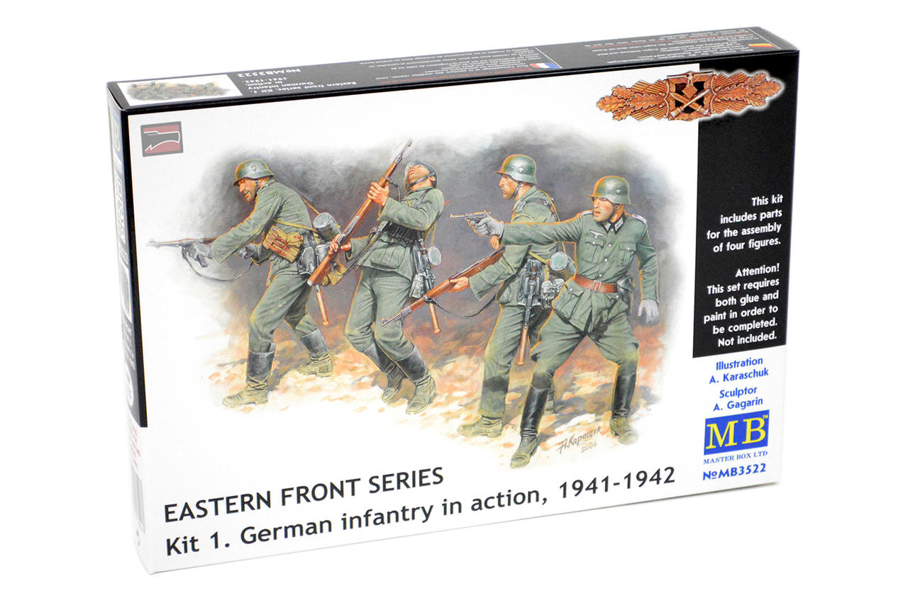 1/35 Master Box German Infantry in Action Eastern Front 1941-42