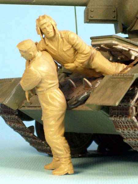 Master Box MB3532 - Bail Out Russian Tank Crew Kursk 1943 | Modellbausatz Figuren 2. Weltkrieg