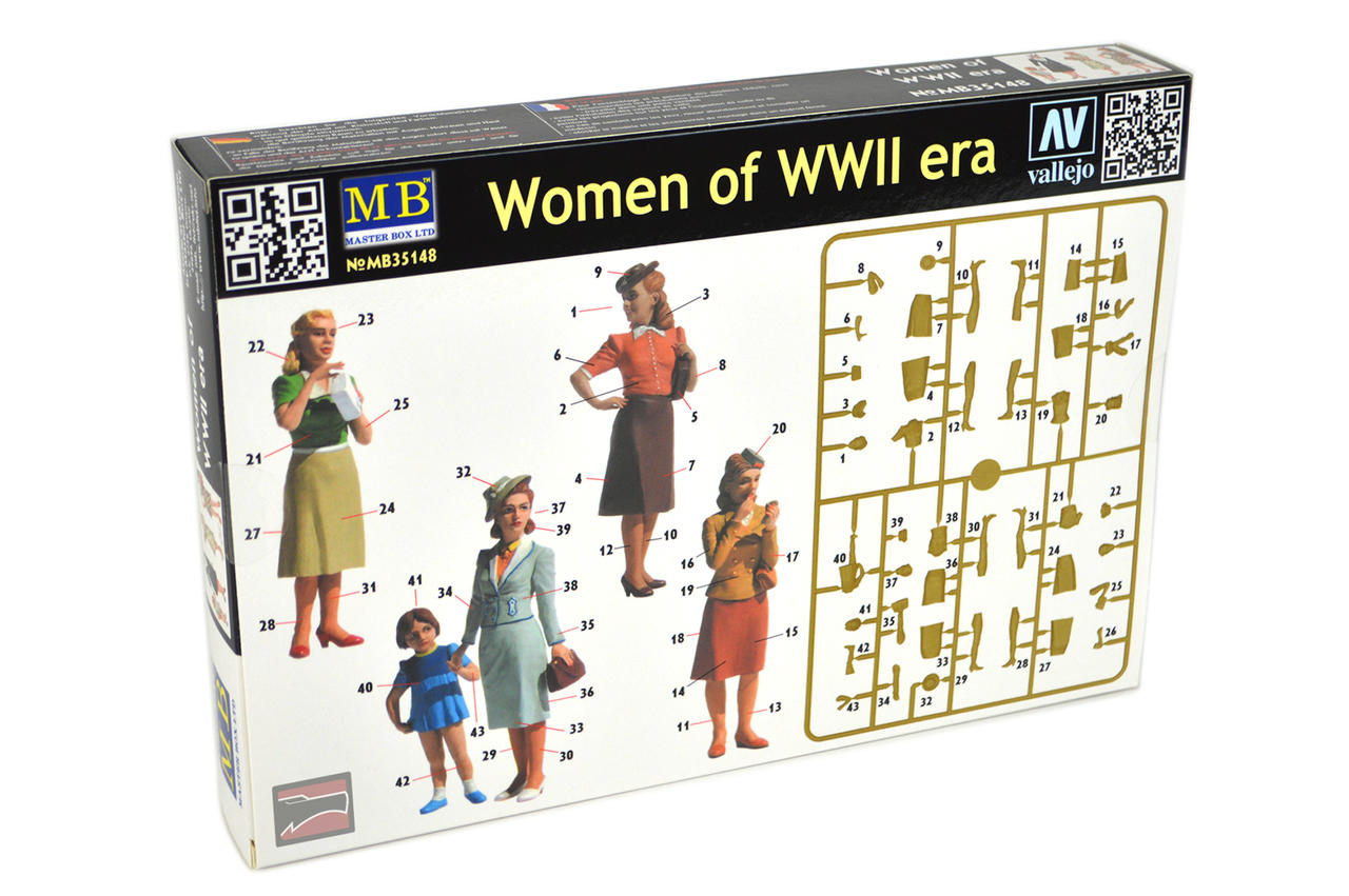 1/35 Master Box WWII Civilian Women Kit (x5) - Squadron.com
