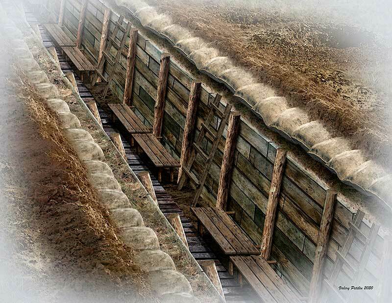 1/35 Master Box The Trench WWI & WWII Era Plastic Model Kit