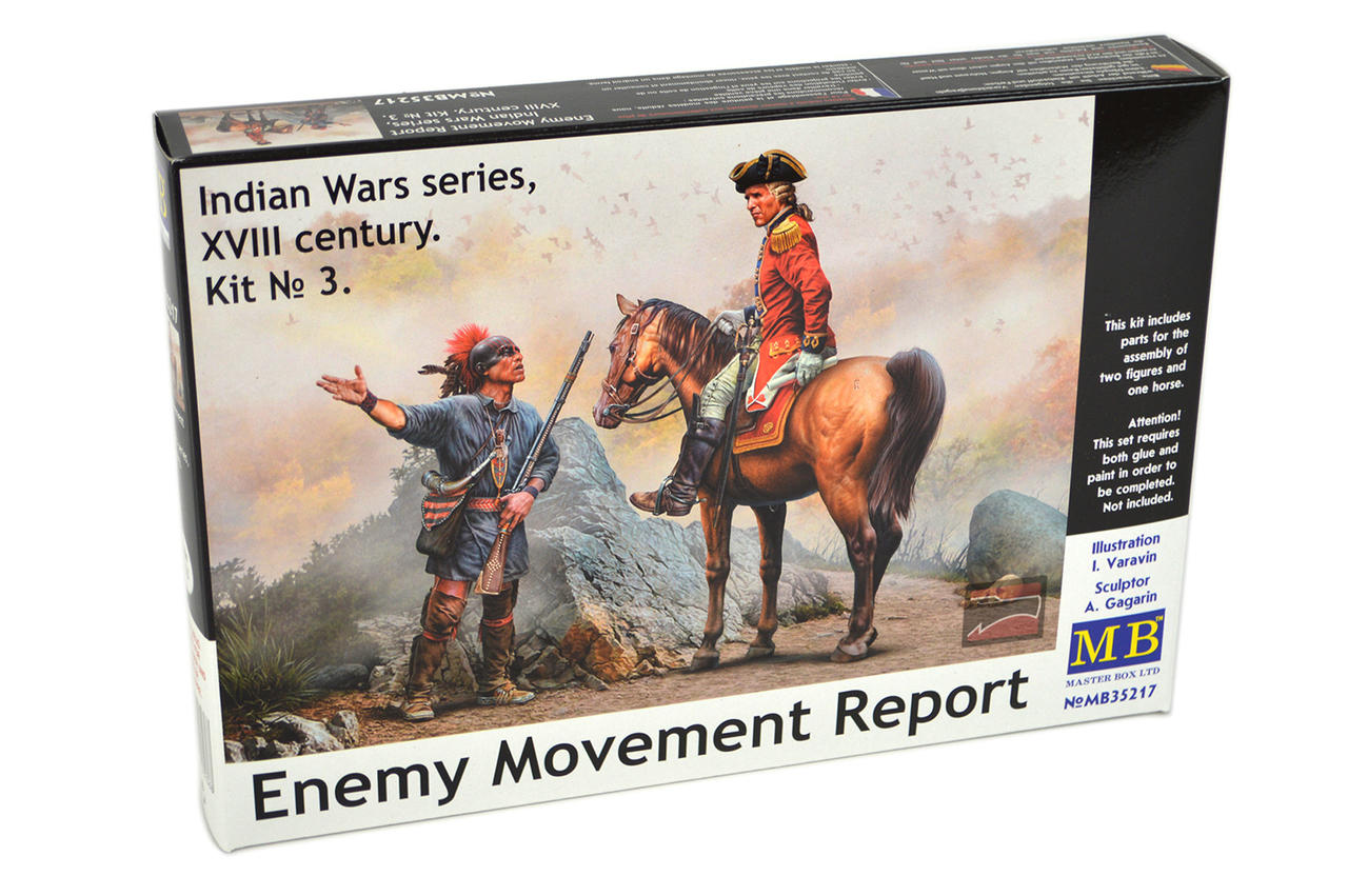 Master Box 1/35 The Mohicans Mortal Combat, the XVIII century (4 figures) A