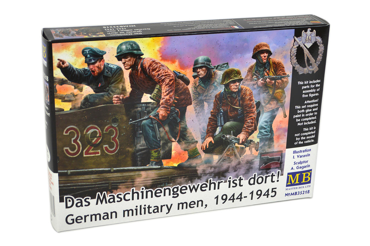 1/35 Master Box German Military Men 1944-1945 (x5) Plastic Model