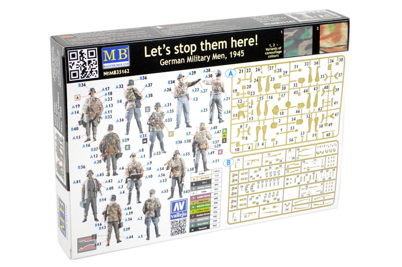 1/35 Master Box Let's Stop Them Here! German Military Men 1945