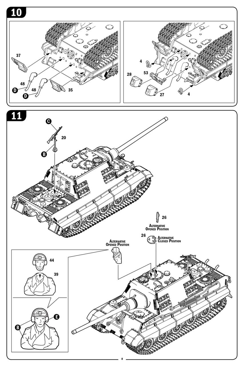 1/56 Italeri Sd.Kfz. 186 Jagdtiger Plastic Model Kit
