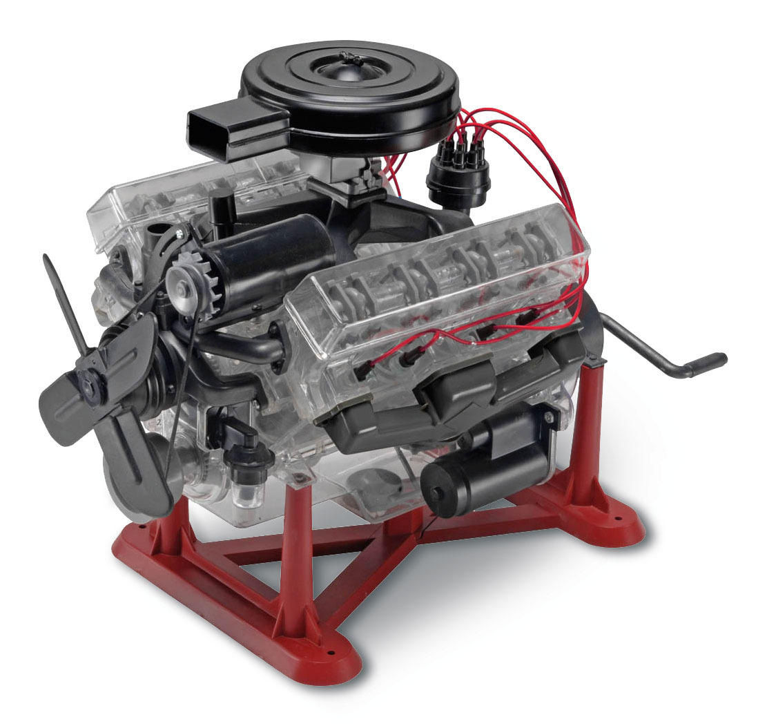 1/4 Revell Visible V-8 Engine Plastic Model Kit - Squadron.com