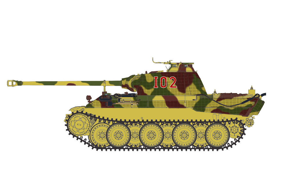 1/35 Meng SdKfz 171 Panther Ausf A Early German Medium Tank