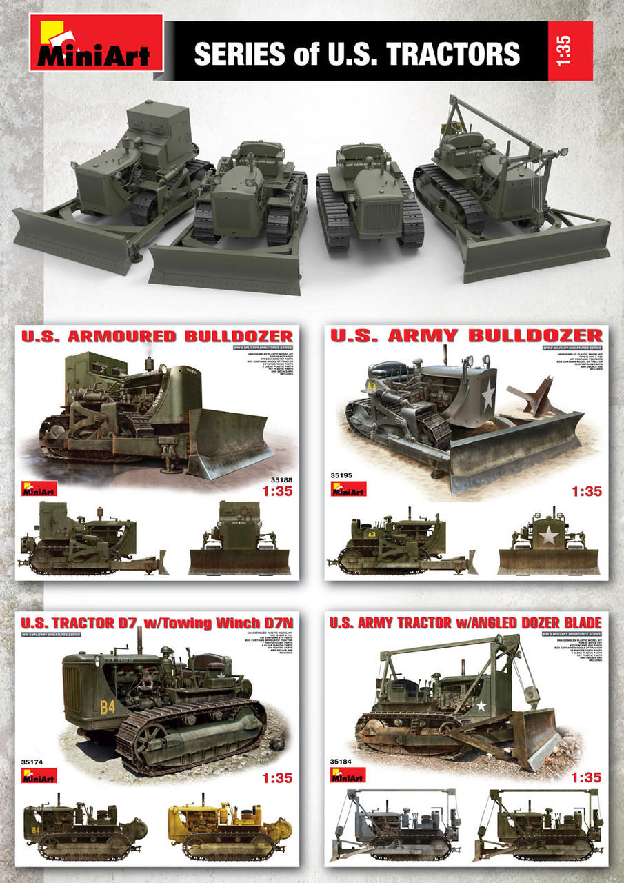 1/35 Miniart US Army Bulldozer - Squadron.com