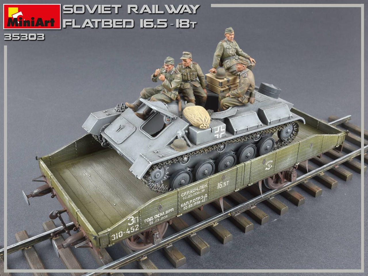 1/35 Miniart WWII Soviet 16.5-18-Ton Railway Flatbed - Squadron.com