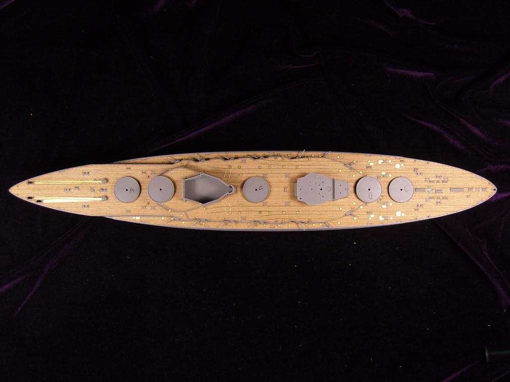 1/350 Artwox German battle ship Grober Kurfurst Wood Deck