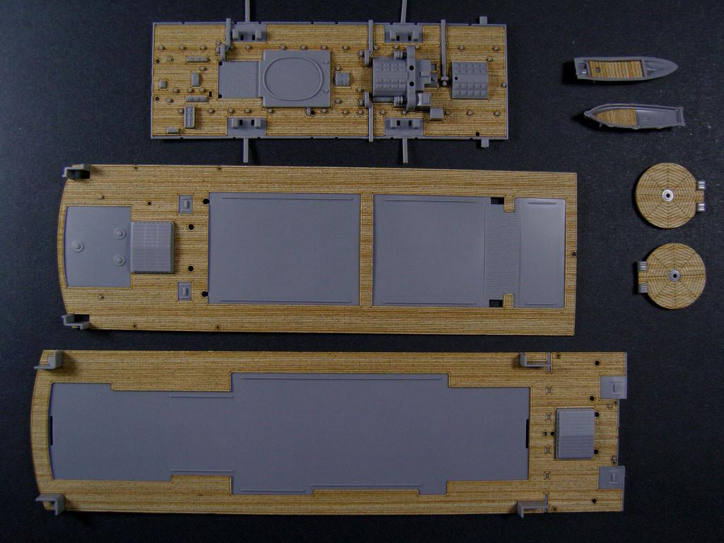 1/350 Artwox IJN Submarine depot ship Heian Maru Wood Deck