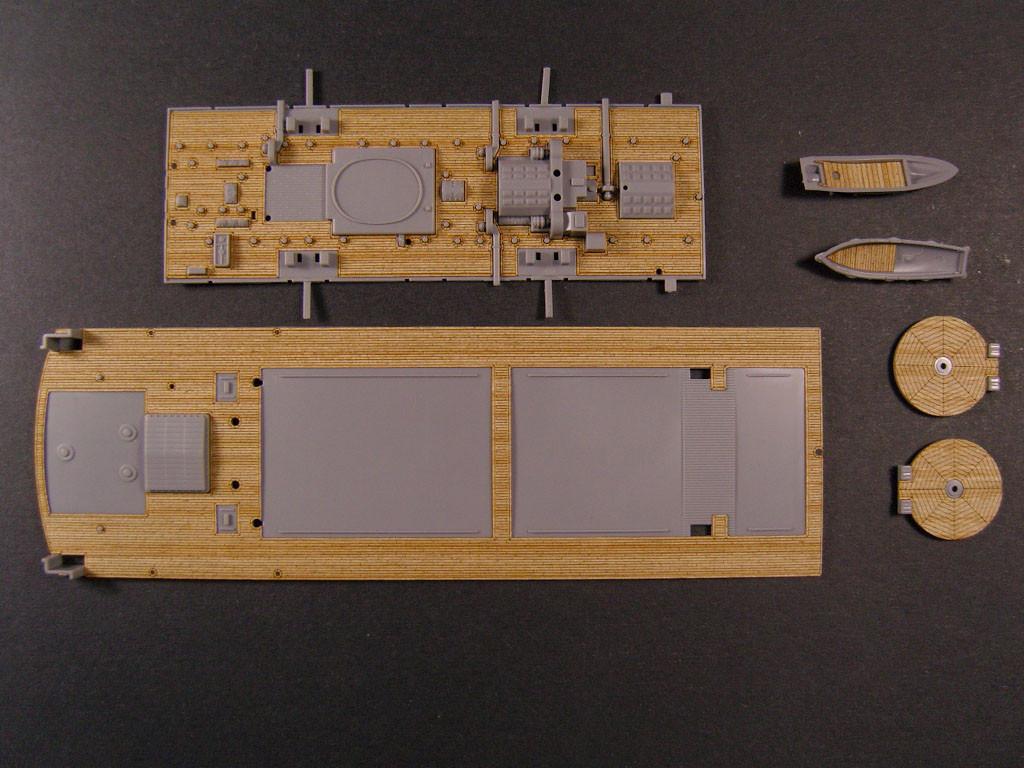1/350 Artwox IJN Submarine depot ship Heian Maru Wood Deck