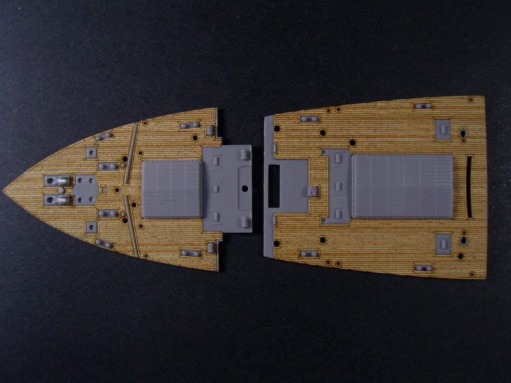 1/350 Artwox IJN Submarine depot ship Heian Maru Wood Deck