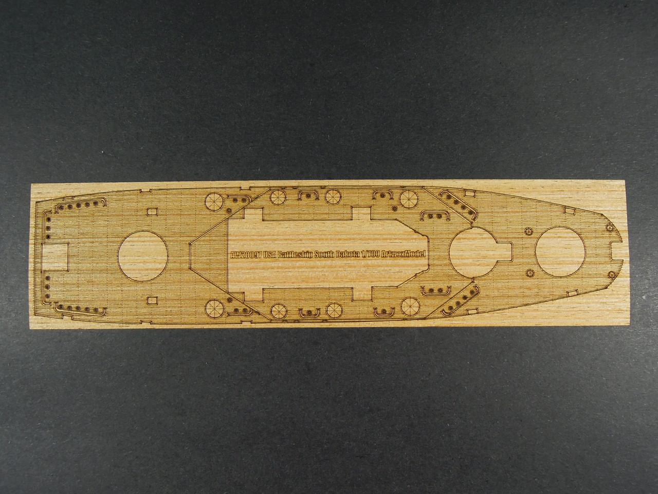 1/700 Artwox USA Battleship South Dakota Wood Deck - Squadron.com