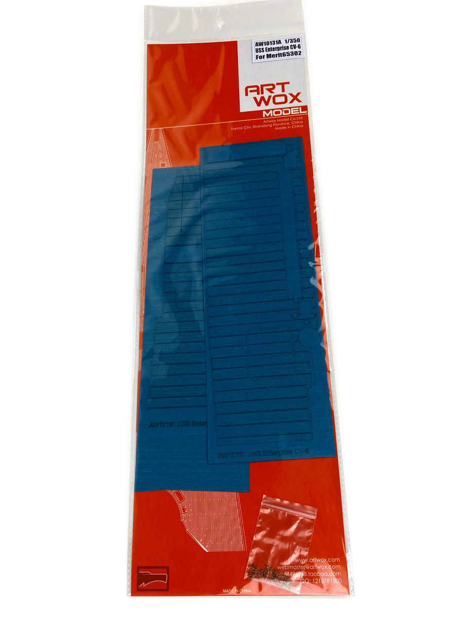 1/350 Artwox USS Enterprise CV-6 Wood Deck (Blue) - Squadron.com